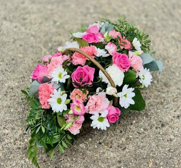 Funeral Basket – Pink