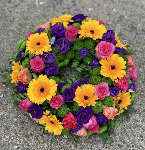 Funeral - Vibrant Wreath